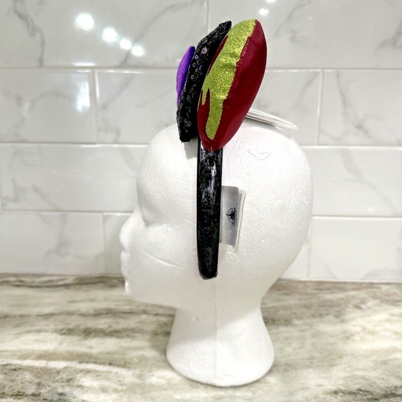 Disney Parks Snow White Evil Queen POISON APPLE Minnie Mouse Ears Headband NEW - Picture 5 of 11